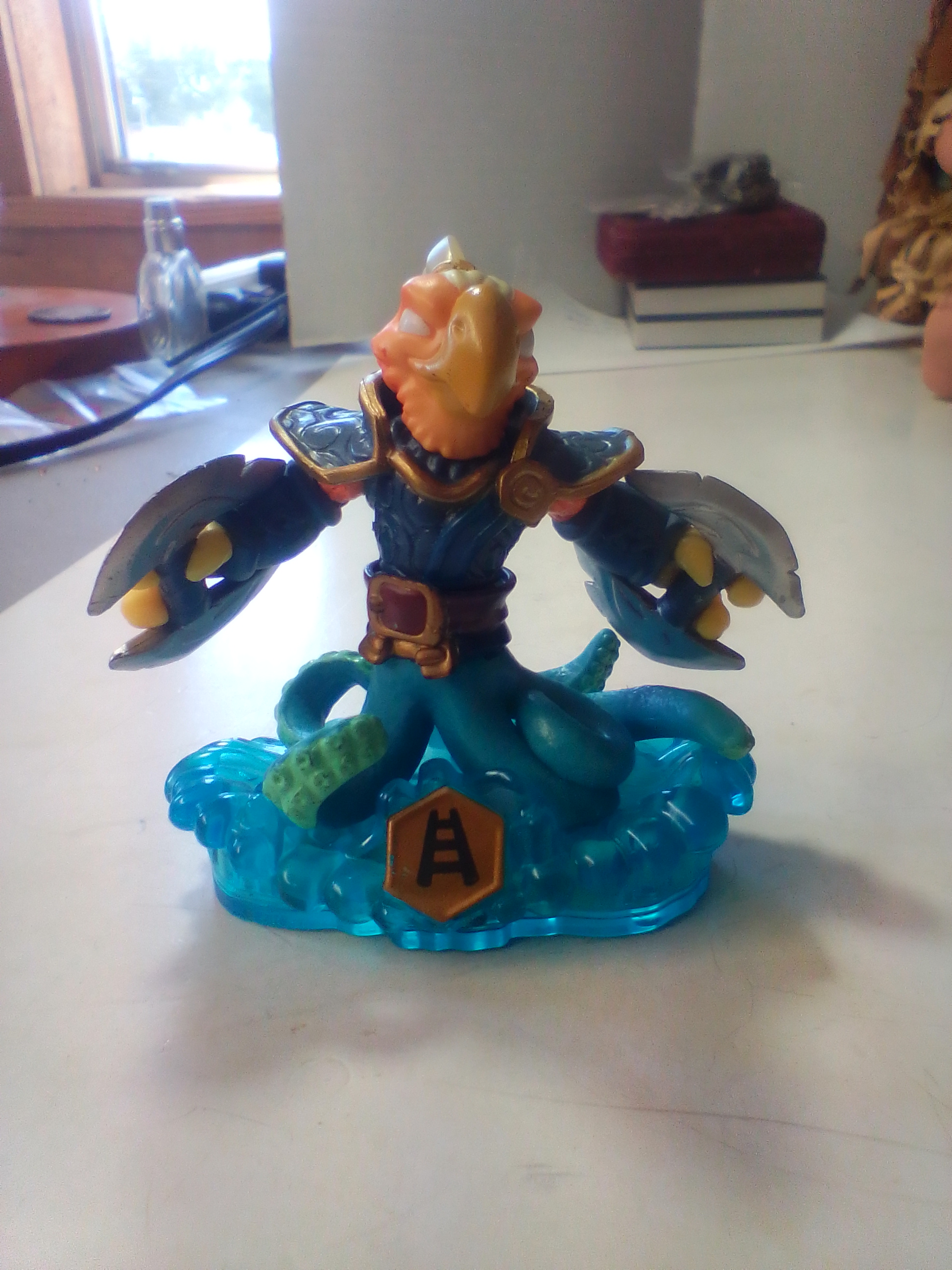A Collection of Skylanders Interactive Game Figures Representing the Water Element