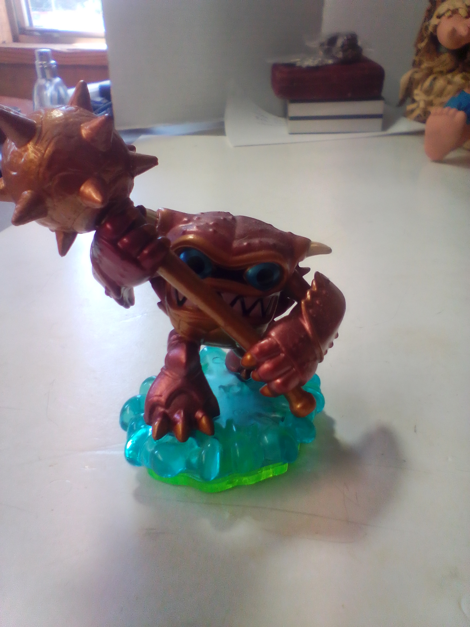 A Collection of Skylanders Interactive Game Figures Representing the Water Element