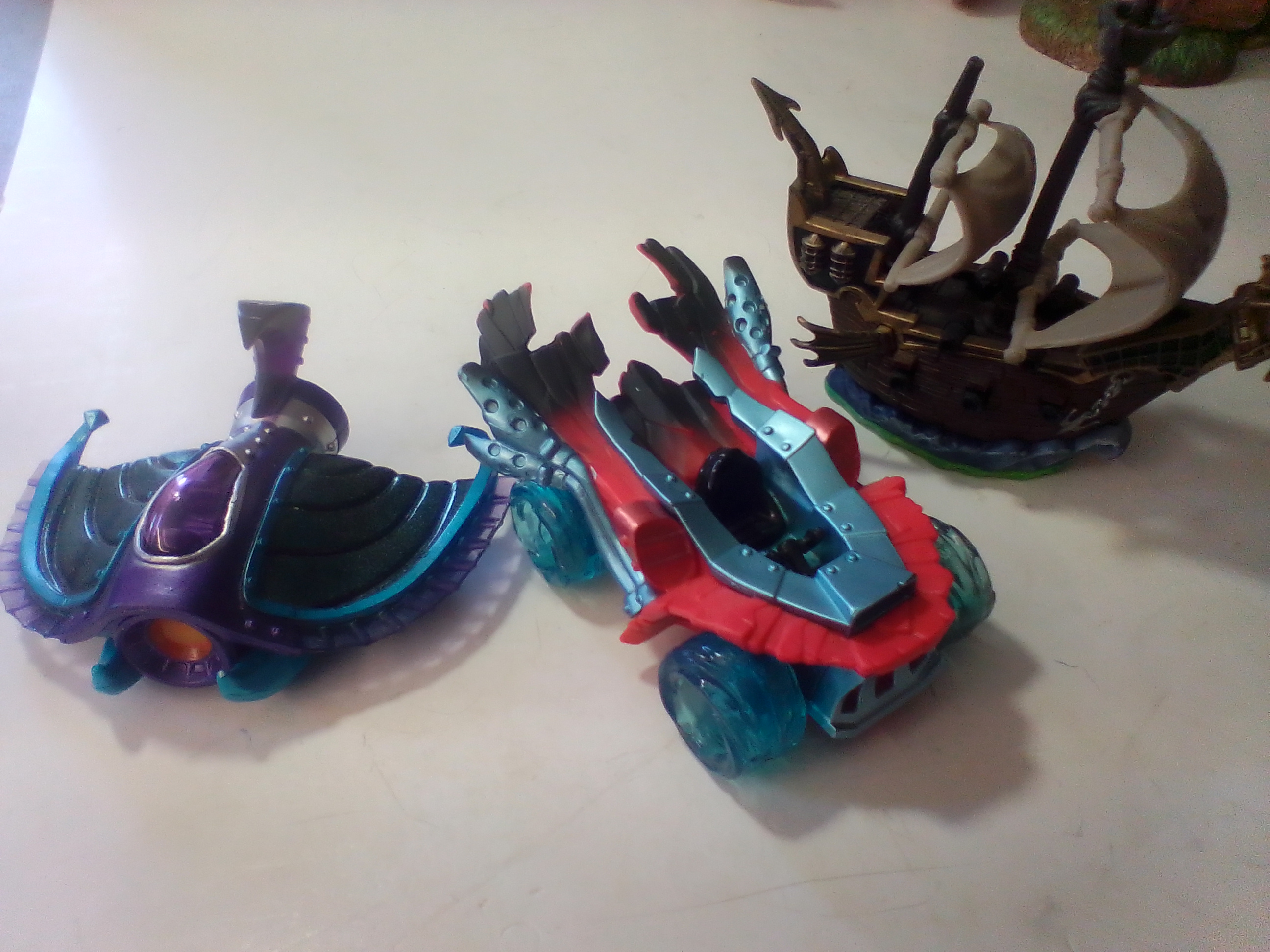 Three Activision Skylanders SuperChargers Vehicles