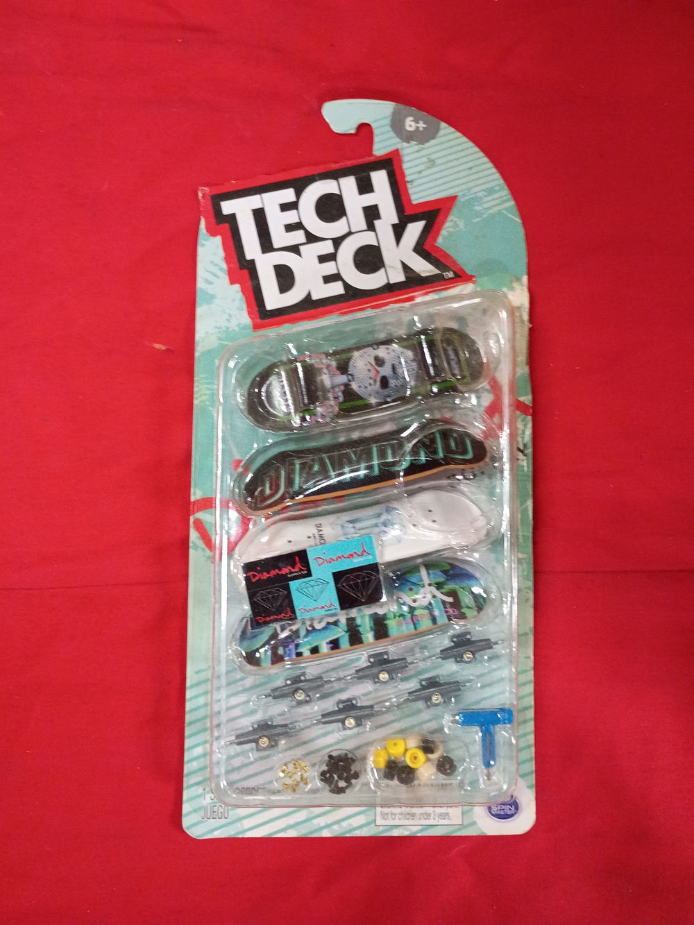 Lot 105: A Set of Tech Deck Ultra DLX Diamond Supply Co Fingerboard Skateboards and Accessories
