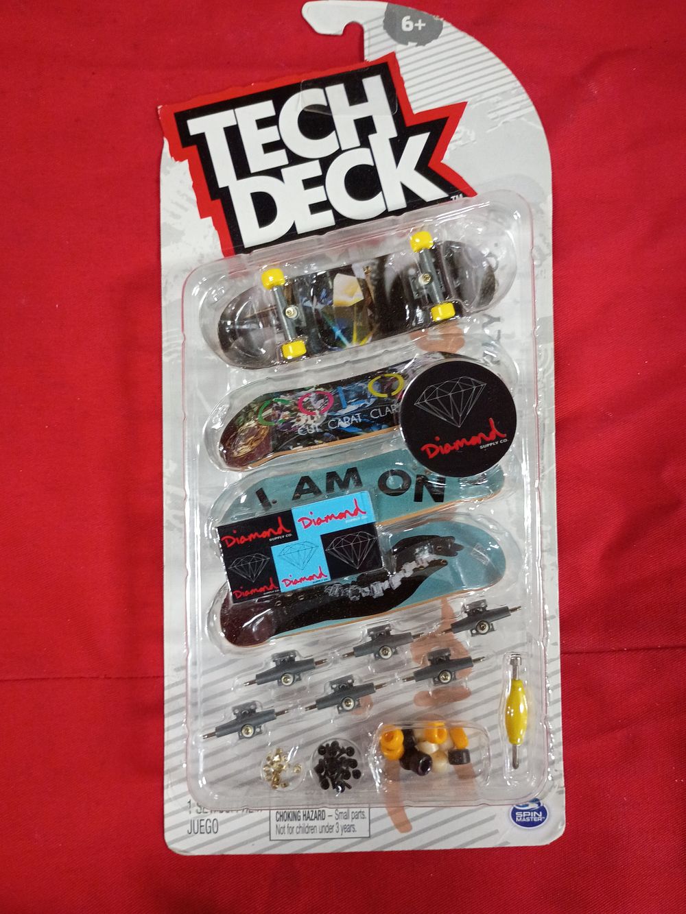 Lot 110: Tech Deck Diamond Supply Co. 4-Pack Fingerboard Set by Spin Master