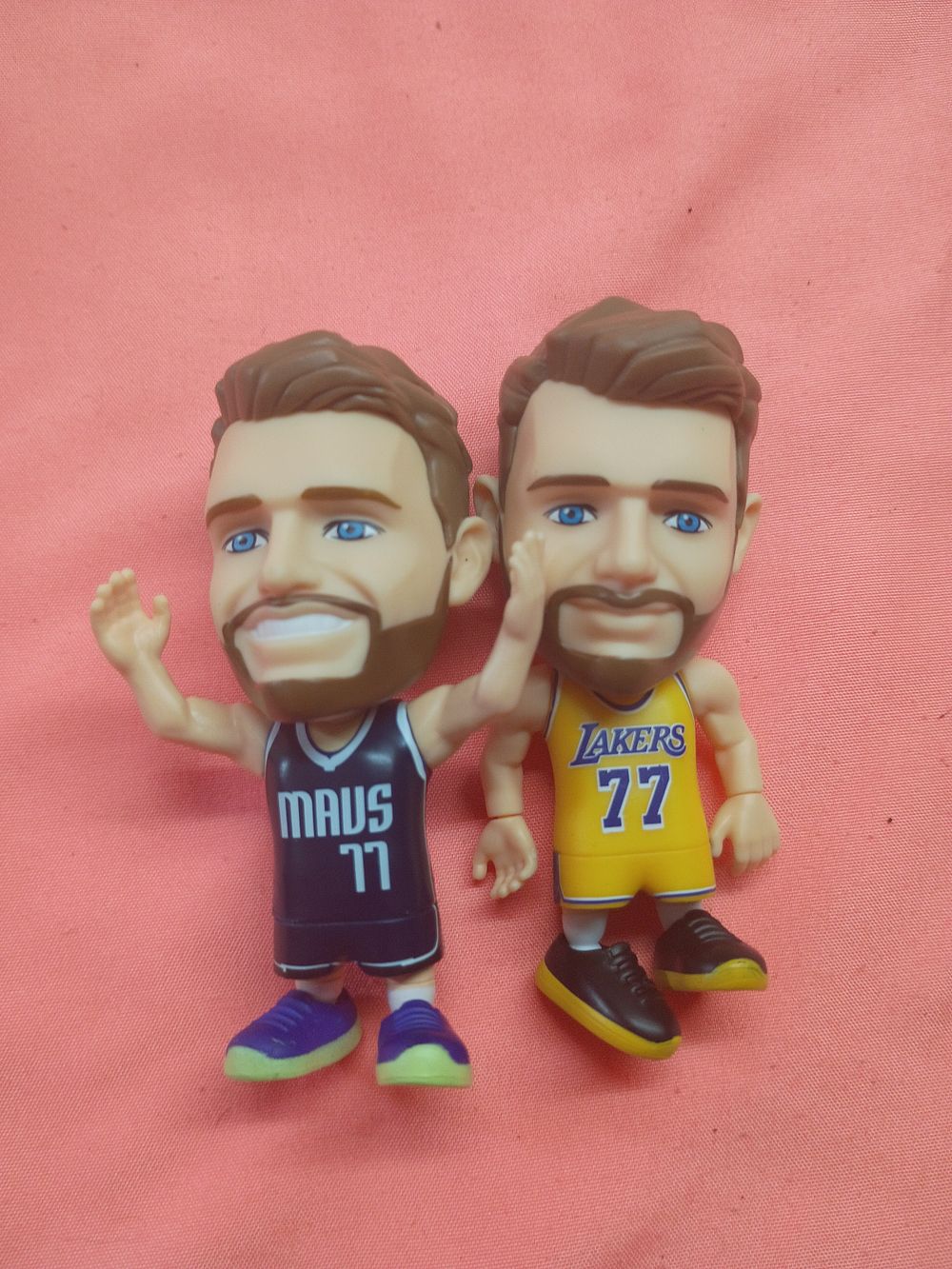 Lot 143: A Pair of Luka Dončić NBA Basketball Stylized Action Figures