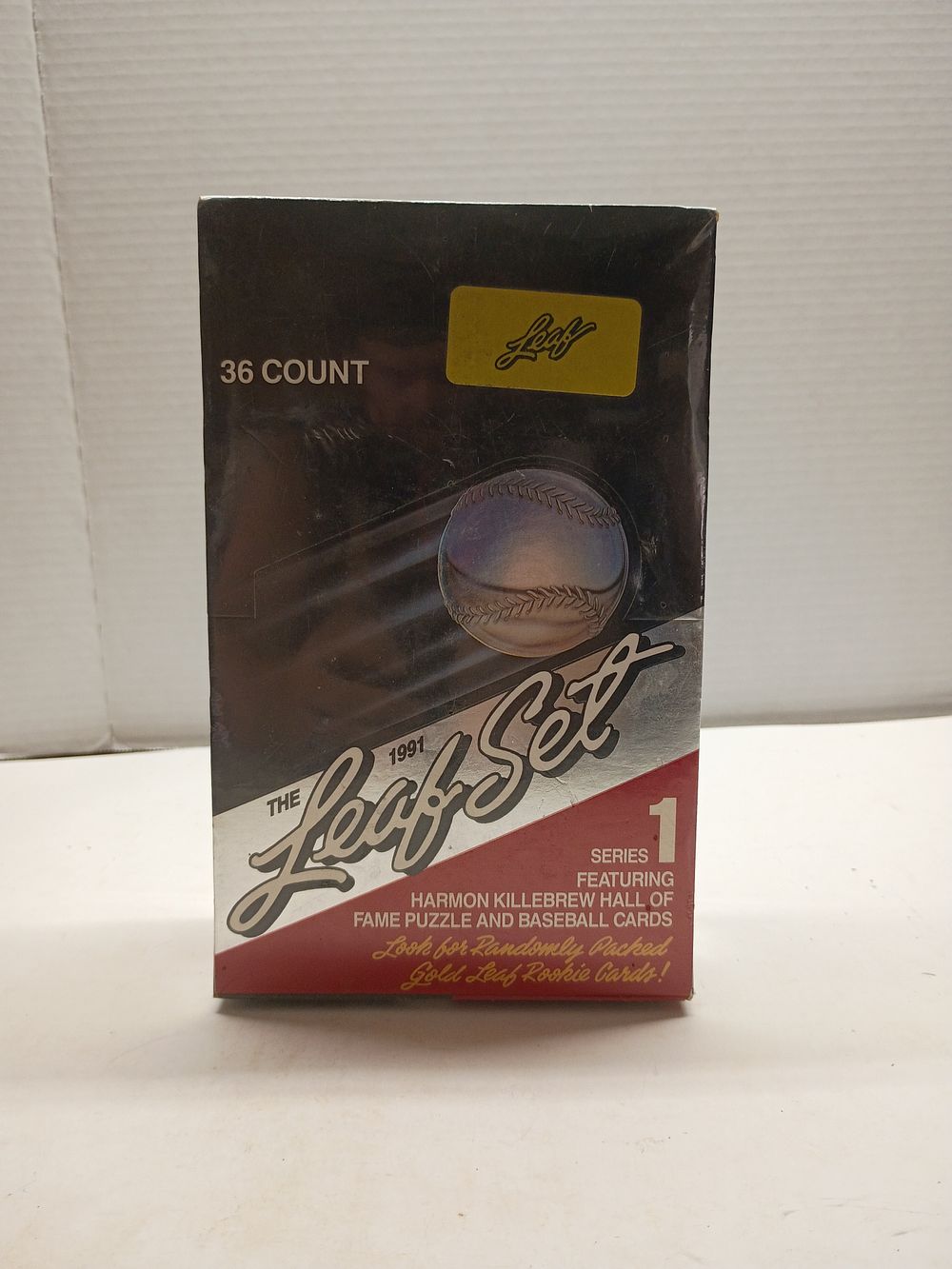 Lot 6: 1991 Leaf Series 1 Baseball Unopened Factory Sealed Box 36 Count