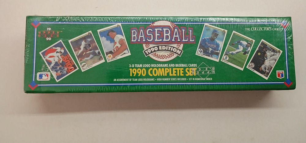 Lot 9: 1990 Upper Deck Baseball Complete Set Factory Sealed with High Number Series