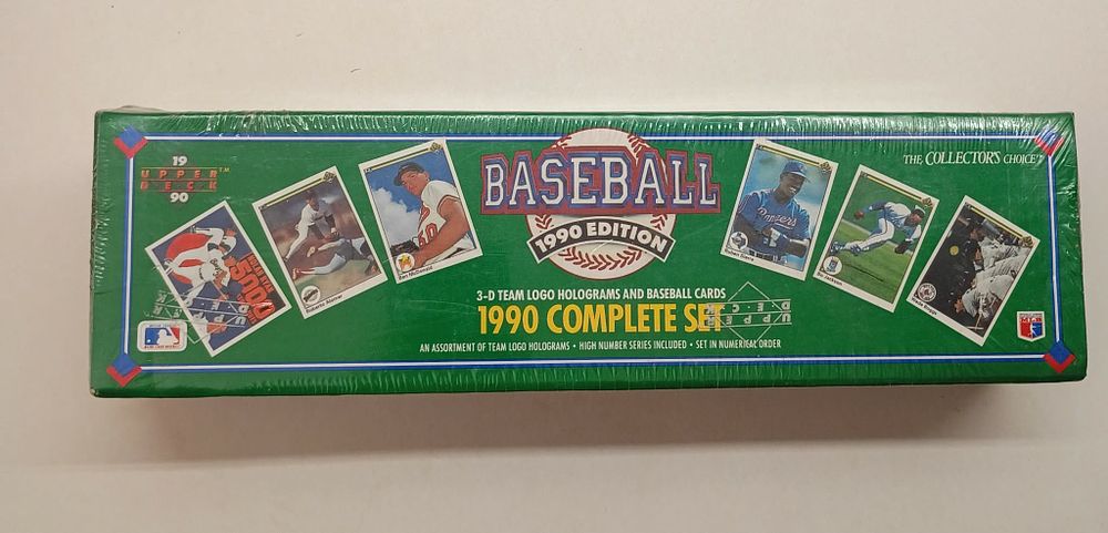 Lot 10: 1990 Upper Deck Baseball Complete Set Including High Number Series