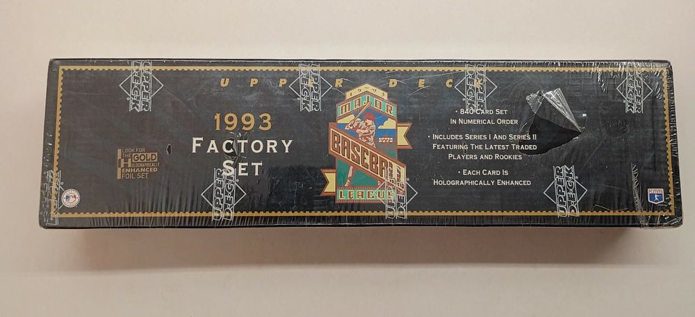 Lot 11: 1993 Upper Deck Collector's Choice Baseball Factory Set. 
seal is damaged