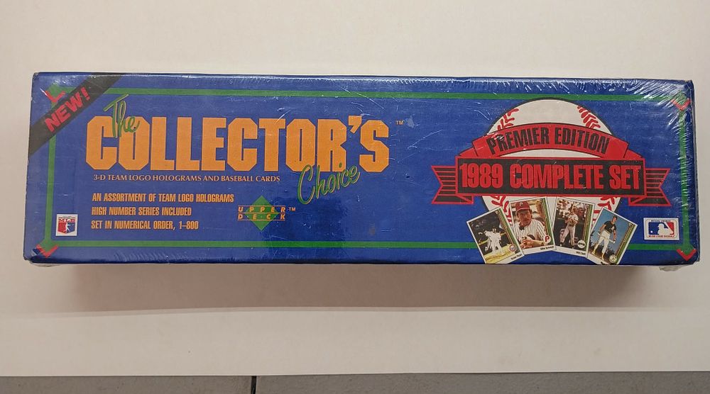 Lot 12: 1989 Upper Deck The Collector's Choice Premier Edition Factory Sealed Complete Baseball Set