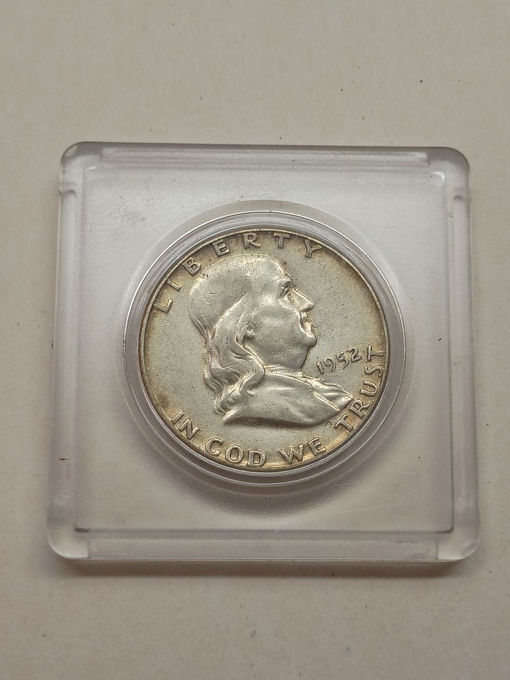 Lot 16: US 1952 Benjamin Franklin Silver Half Dollar