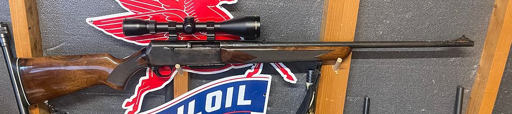 Lot 26: Browning Bar i think 1967 made in Belgian assembled in Portugal
7mm Mag !