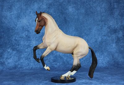 Valegro - Dapple Bay Roan. The popular Valegro mold, #737, has never been released in any shade 