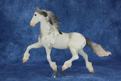 Friesian - Goffert - Black Sabino Roan. Lot #9 is done on the Friesian - Goffert mold, #702. He 