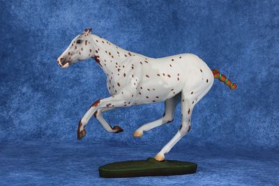 Smarty Jones - Polo Pony. Lot #18 is a spotted speedster, ready to gallop into your heart! Done 