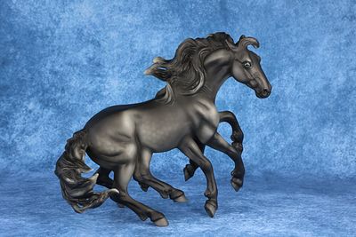 Nokota - Sleipnir, Odin’s 8-Legged Horse in Dark Dapple Grey. We couldn't have a Nordic 