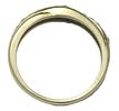 9CT Gold Diamond Twist Band. Size K. Approx 2.28g total weight.Image - 2
