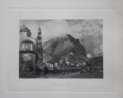 John Fulleylove 1897 - Etching of Argos and the Larissa. This superb etching is from Pictures of 