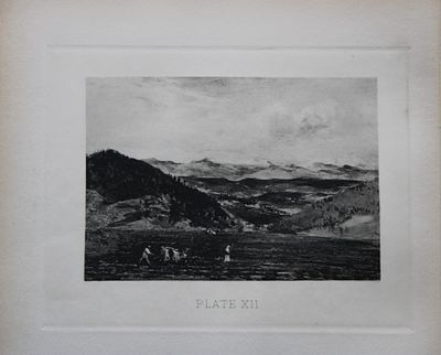 John Fulleylove 1897 - Etching of Erymanthus. This superb etching is from Pictures of Classic 