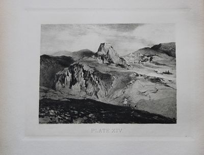 John Fulleylove 1897 - Etching of Karytaena. This superb etching is from Pictures of Classic 