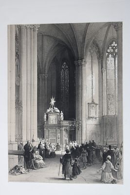 Haghe & Day - 2 lithographs of Munich & Cologne 1840. These two lithographs of the Tomb of the 