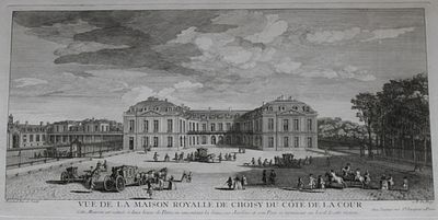 Jacques Rigaud - Maison Royalle de Choisy 1730. This beautiful engraving is from Les Maisons 