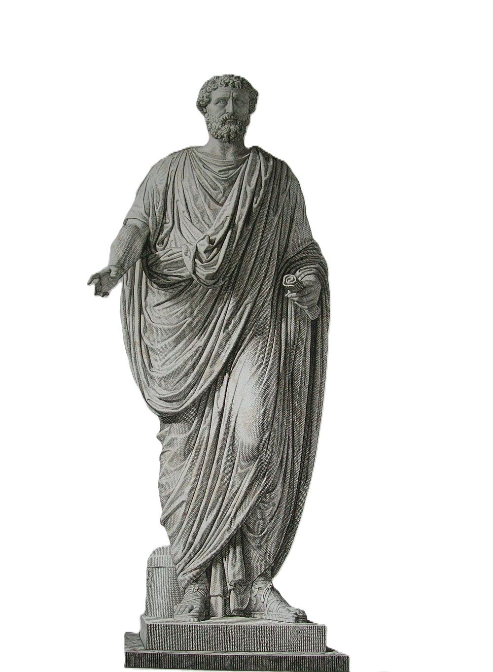 Pierre Bouillon – Rare engraving of the Emperor Didius Julianus 1811. This rare copperplate 