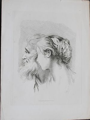 F Bartolozzi and GB Cipriani - Original engraving 1796. This etching with stipple is from 