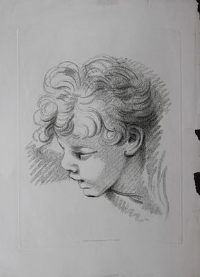 F Bartolozzi and GB Cipriani - Original engraving 1796. This etching with stipple is from 