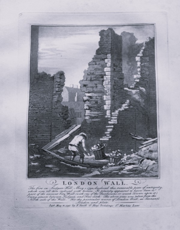 John Thomas Smith - 2 engravings of London 1791