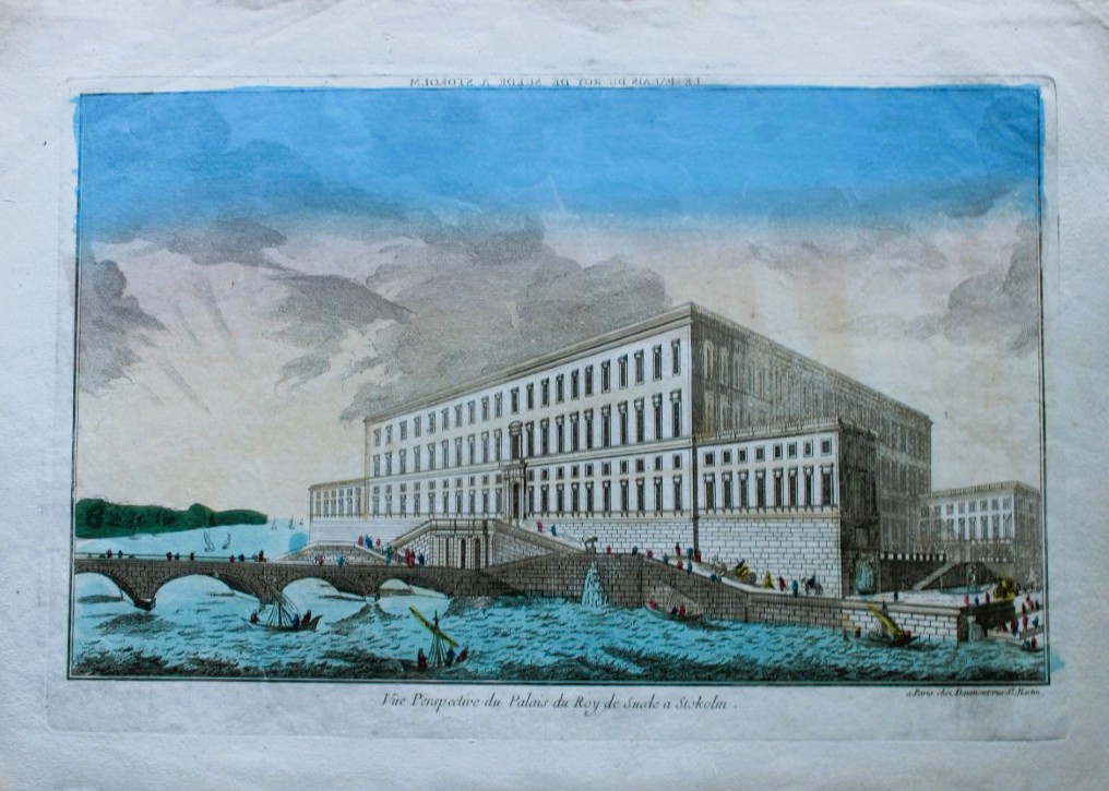 Vue d'Optique - Palace of the King of Sweden 1765