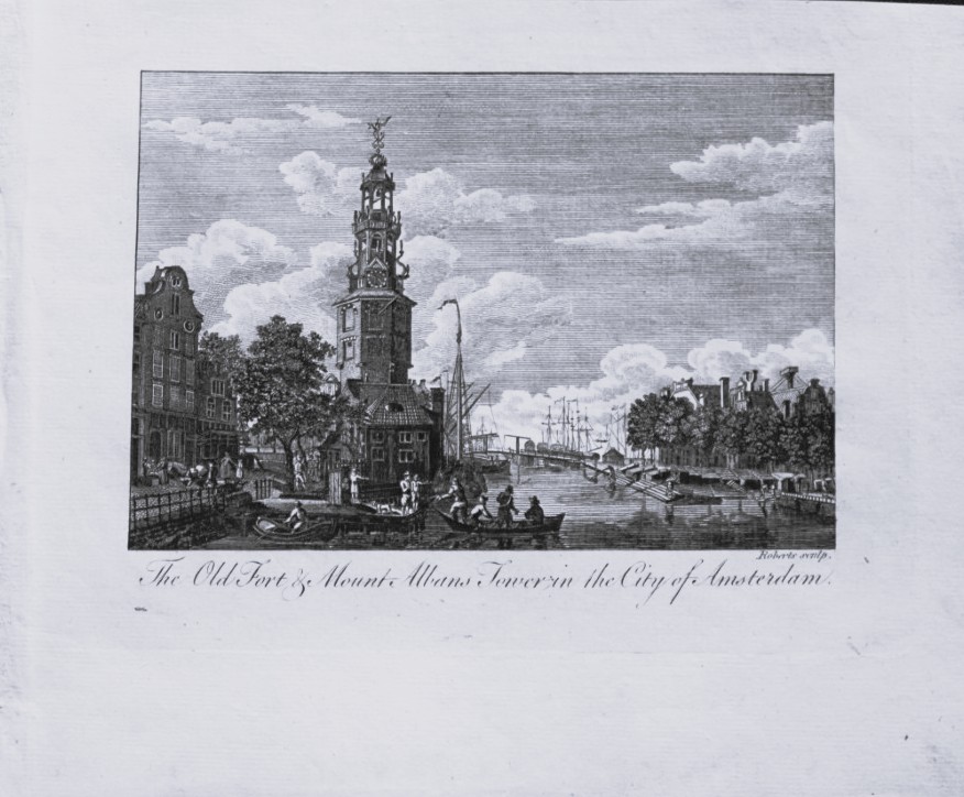 Bankes - The Old Fort in Amsterdam engraving 1790