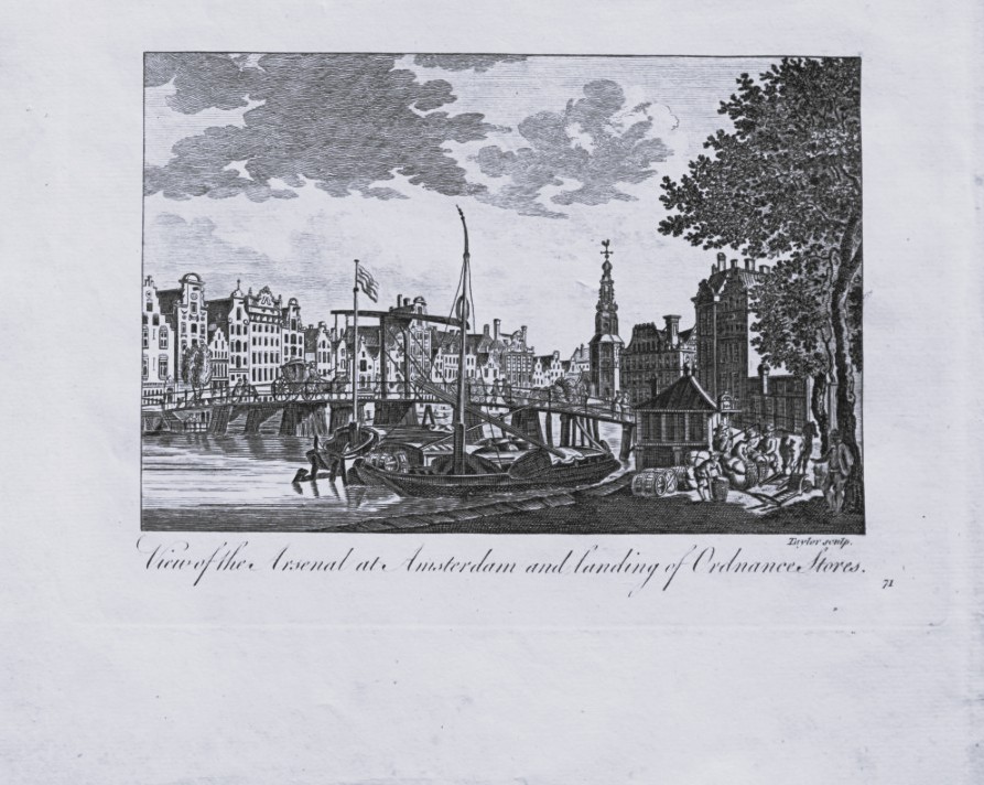 Bankes - View of the Arsenal Amsterdam by Taylor 1790