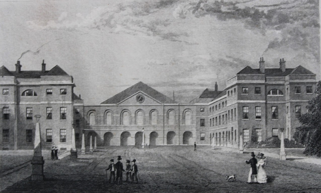 Thomas Shepherd - Foundling Hospital, London by J Henshall 1829