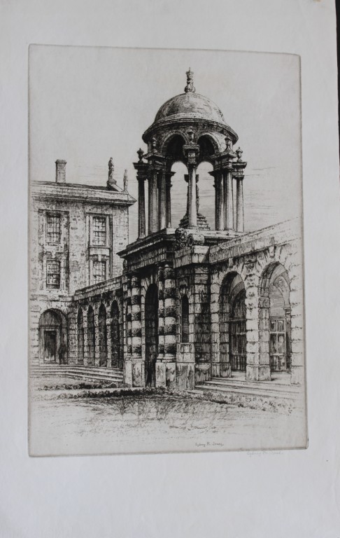 Sydney Jones - Entrance to Queens College, Oxford 1905