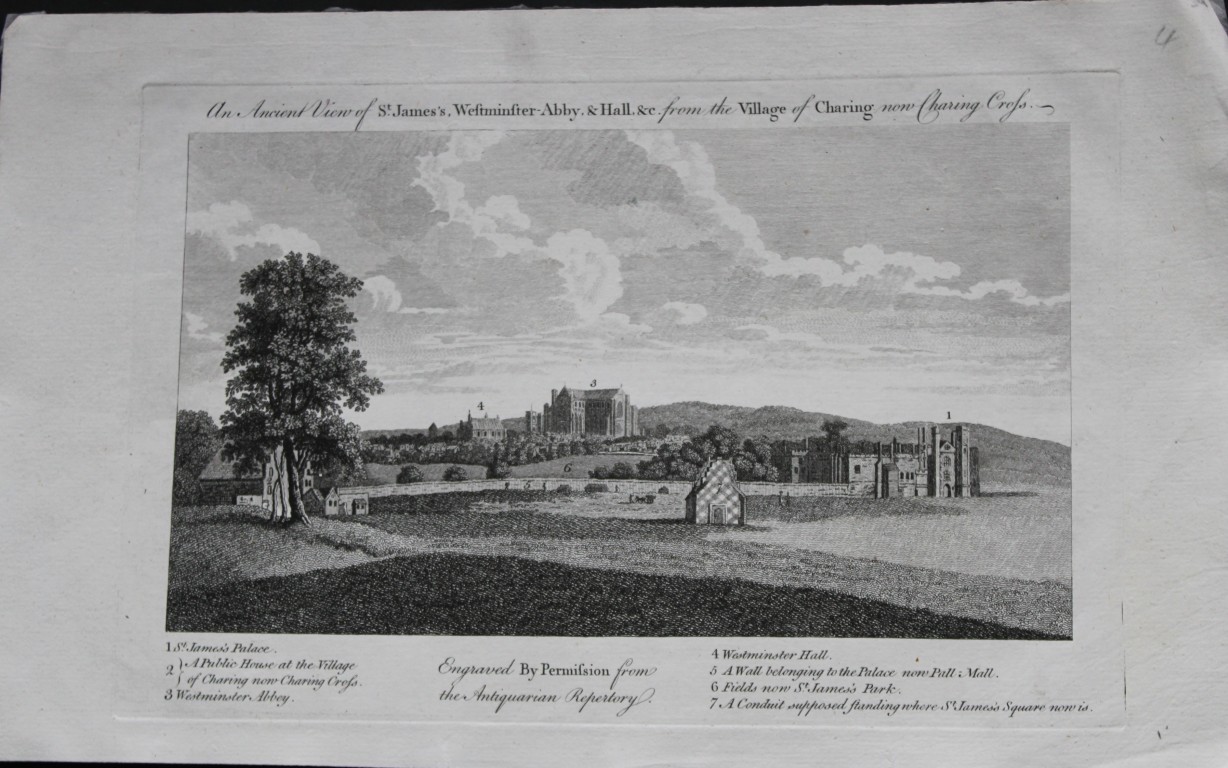 Harrison - Westminster from Charing Cross 1775