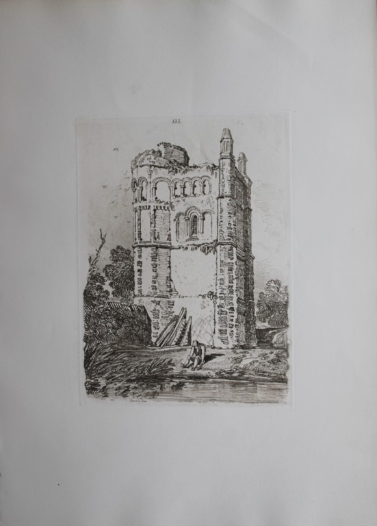 JS Cotman - Brandsby Tower, Yorkshire 1838
