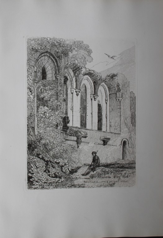 JS Cotman - Fountains Abbey, Yorkshire 1838