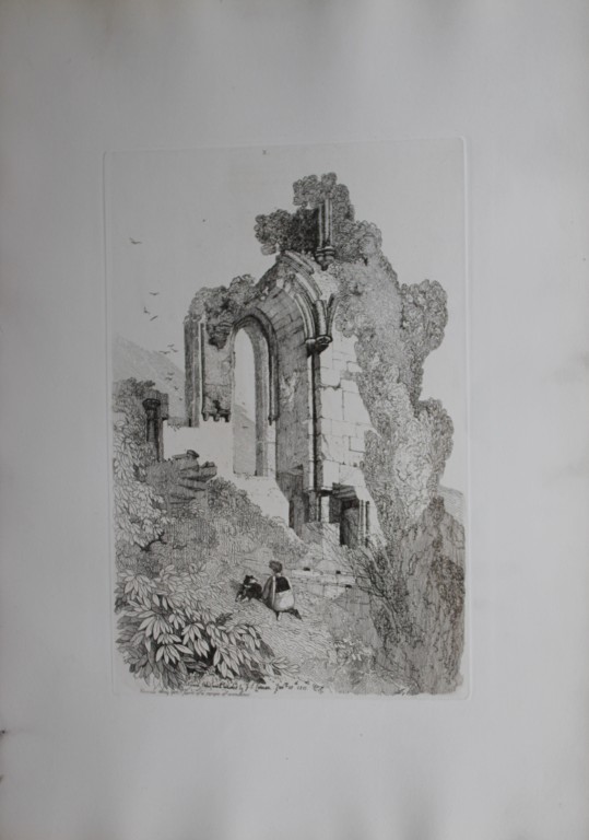 JS Cotman - Rivaulx Abbey windows, Yorkshire 1838