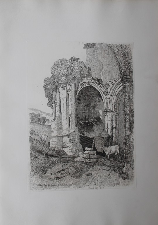 JS Cotman - Rivaulx Abbey, Yorkshire 1838