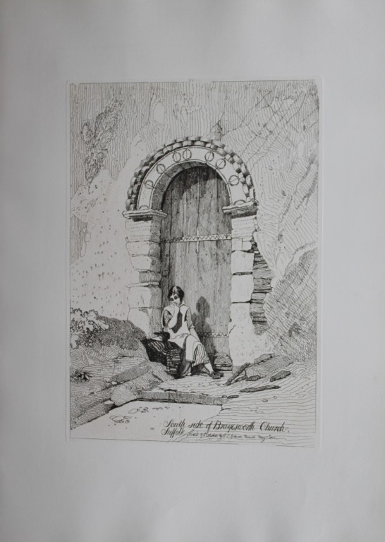 JS Cotman - South Side of Braysworth Church, Suffolk 1838