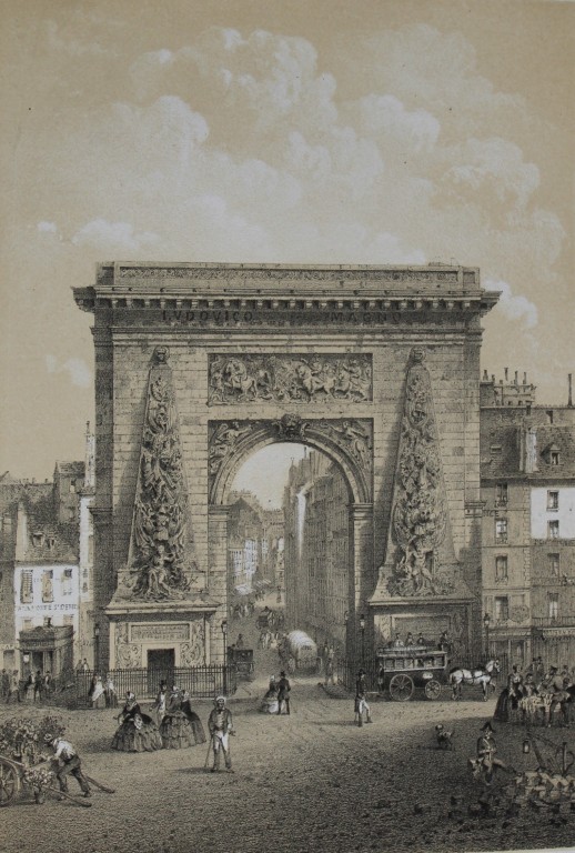 Charles Riviere - Porte St Denis 1867