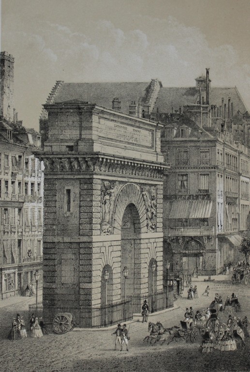 Charles Riviere - Porte St Martin 1867