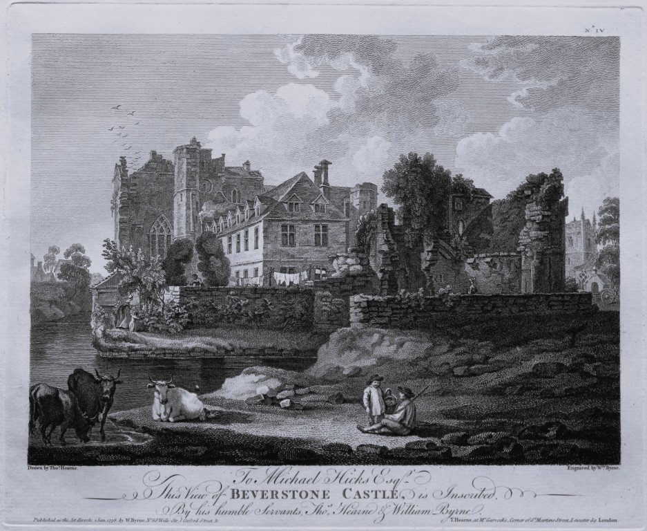 Thomas Hearne - Beverstone Castle, Gloucestershire 1786