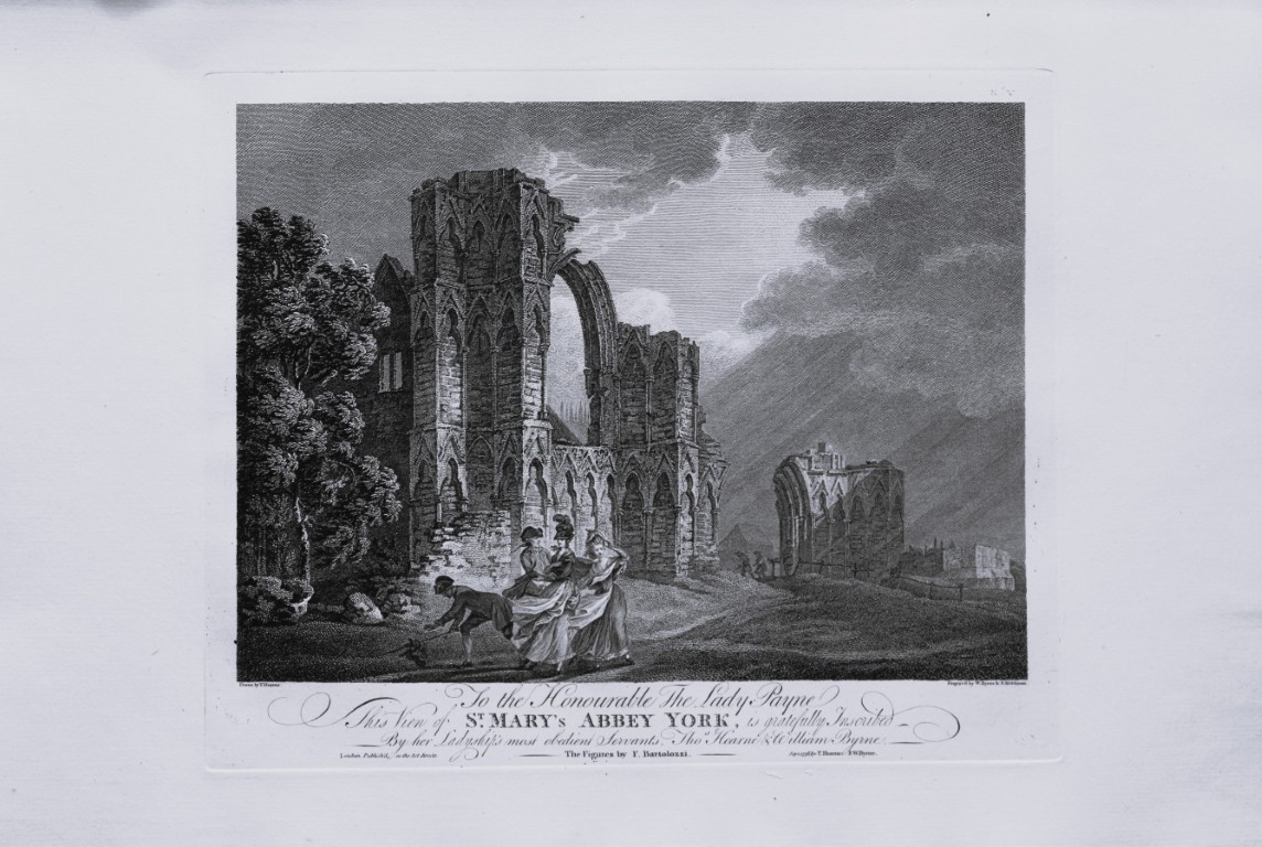 Thomas Hearne - St. Mary's Abbey, York 1786