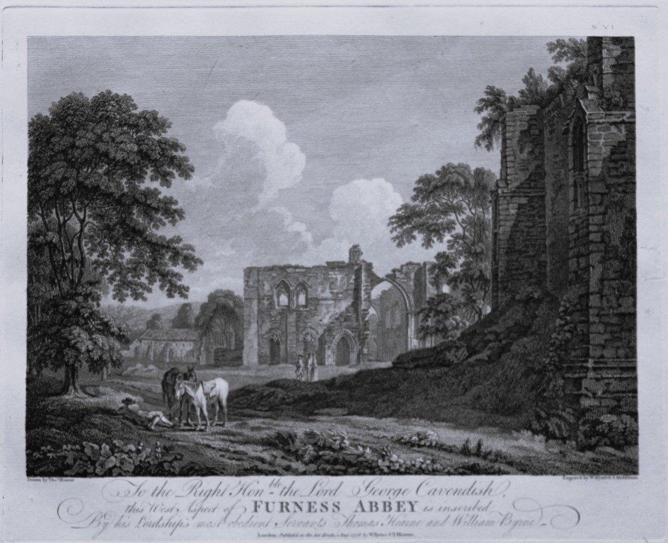 Thomas Hearne - Furness Abbey West Front Lancashire 1786