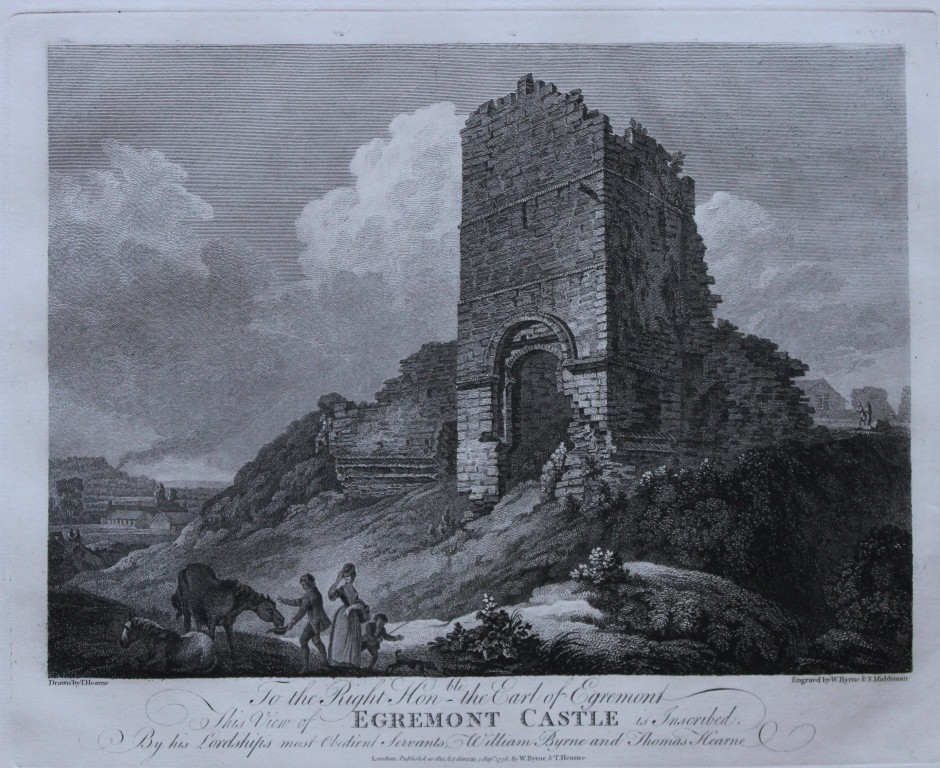 Thomas Hearne - Egremont Castle Cumberland 1786