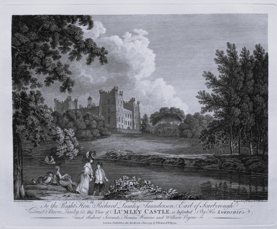 Thomas Hearne - Lumley Castle Durham 1786