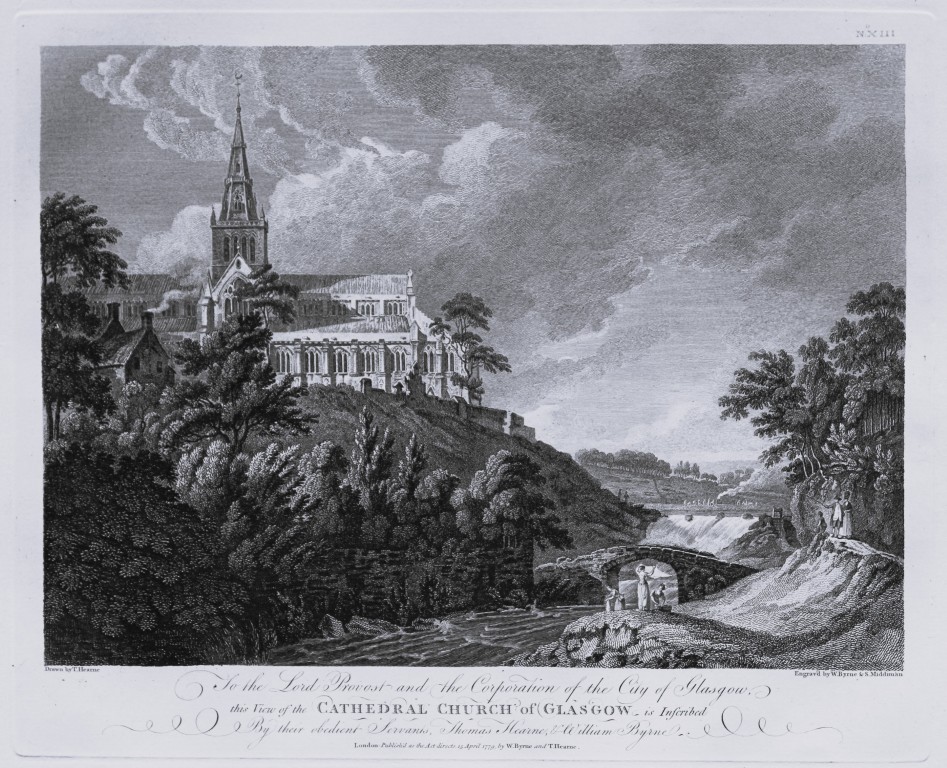 Thomas Hearne - Cathedral Church at Glasgow 1786