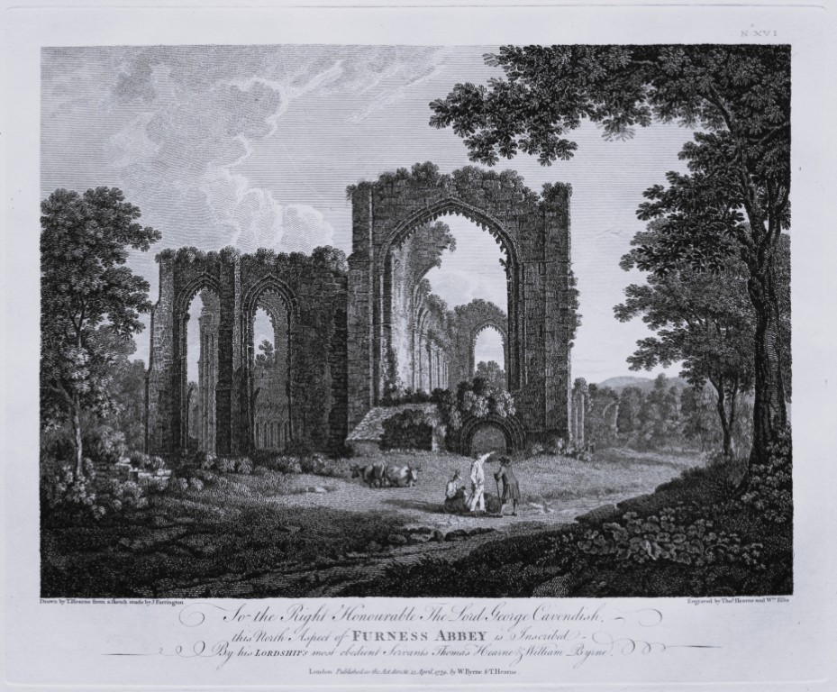 Thomas Hearne - Furness Abbey N. Aspect Lancashire 1786