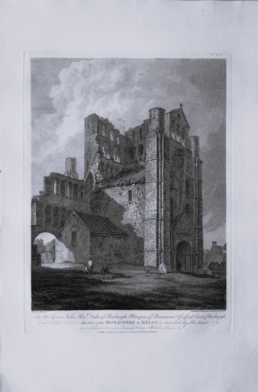 Thomas Hearne - The Monastery at Kelso Roxburghshire 1786