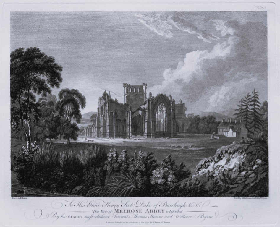 Thomas Hearne - Melrose Abbey Roxburghshire 1786