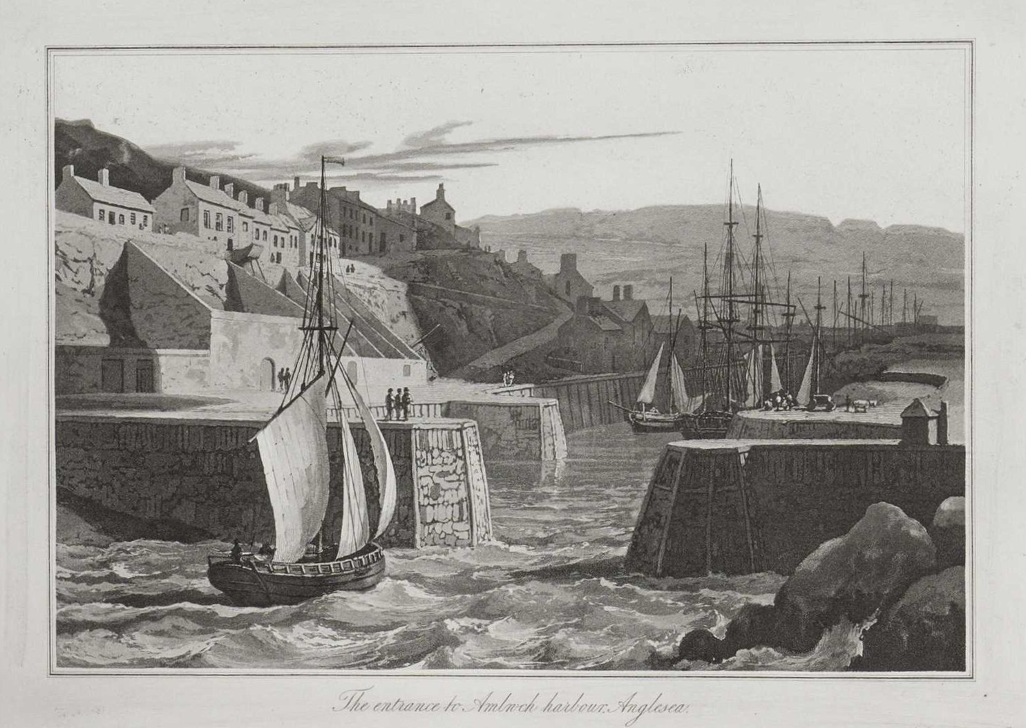 W Daniell - Amlwch Harbour, Anglesea c1820